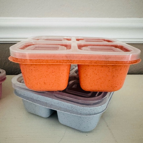 NEW Colorful Stackable Food Containers Set of 6 - Picture 12 of 13